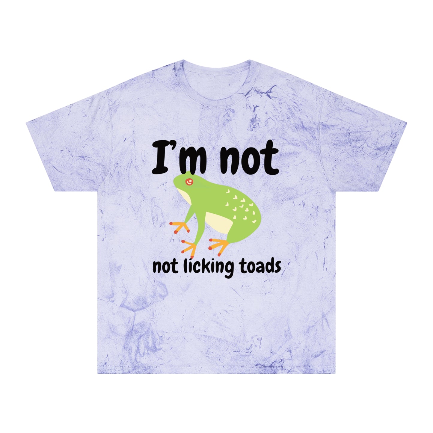 I'm Not Not Licking Toads - Homer Simpson Quote Tie-Dye T-Shirt
