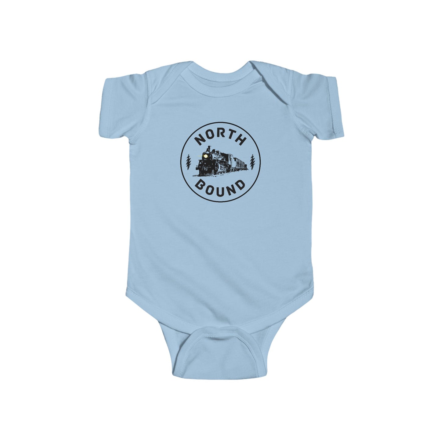 Grateful Dead Northbound Train I Know You Rider Bodysuit - Baby Shower or Kid's Birthday Gift for Deadheads