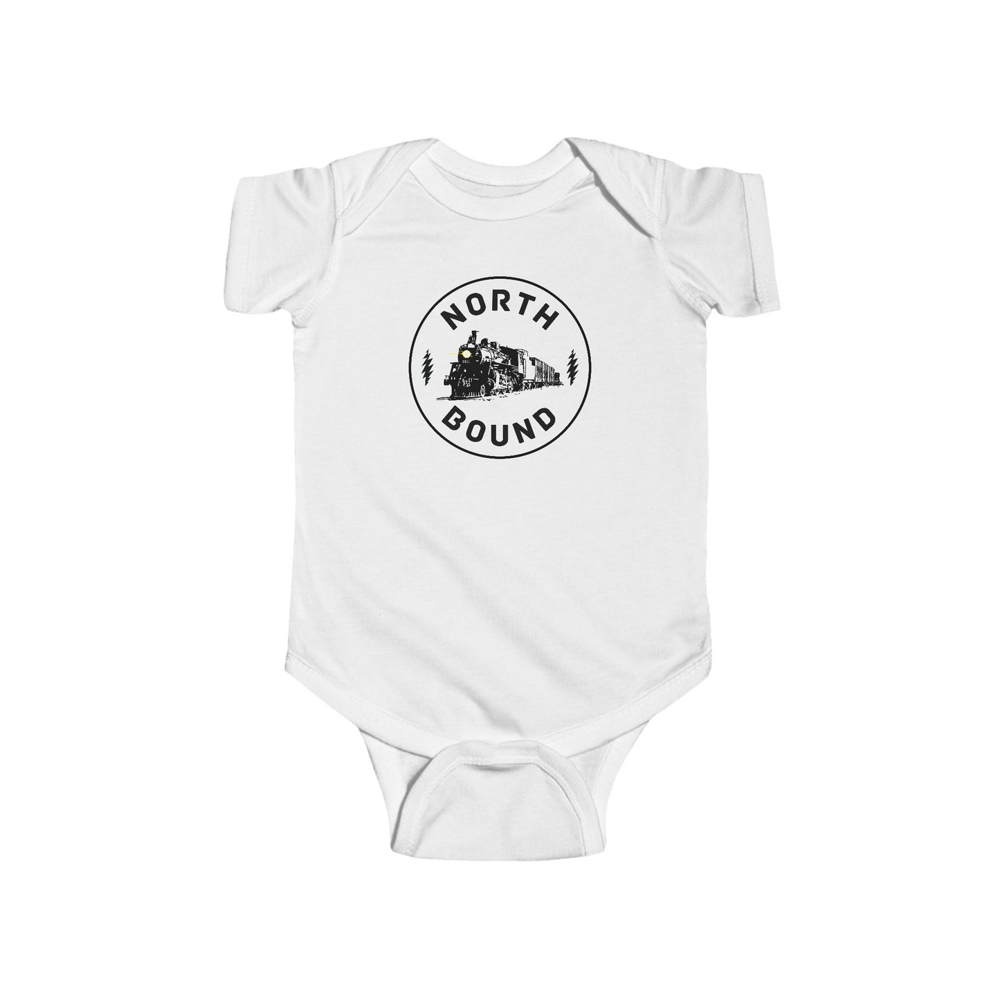 Grateful Dead Northbound Train I Know You Rider Bodysuit - Baby Shower or Kid's Birthday Gift for Deadheads