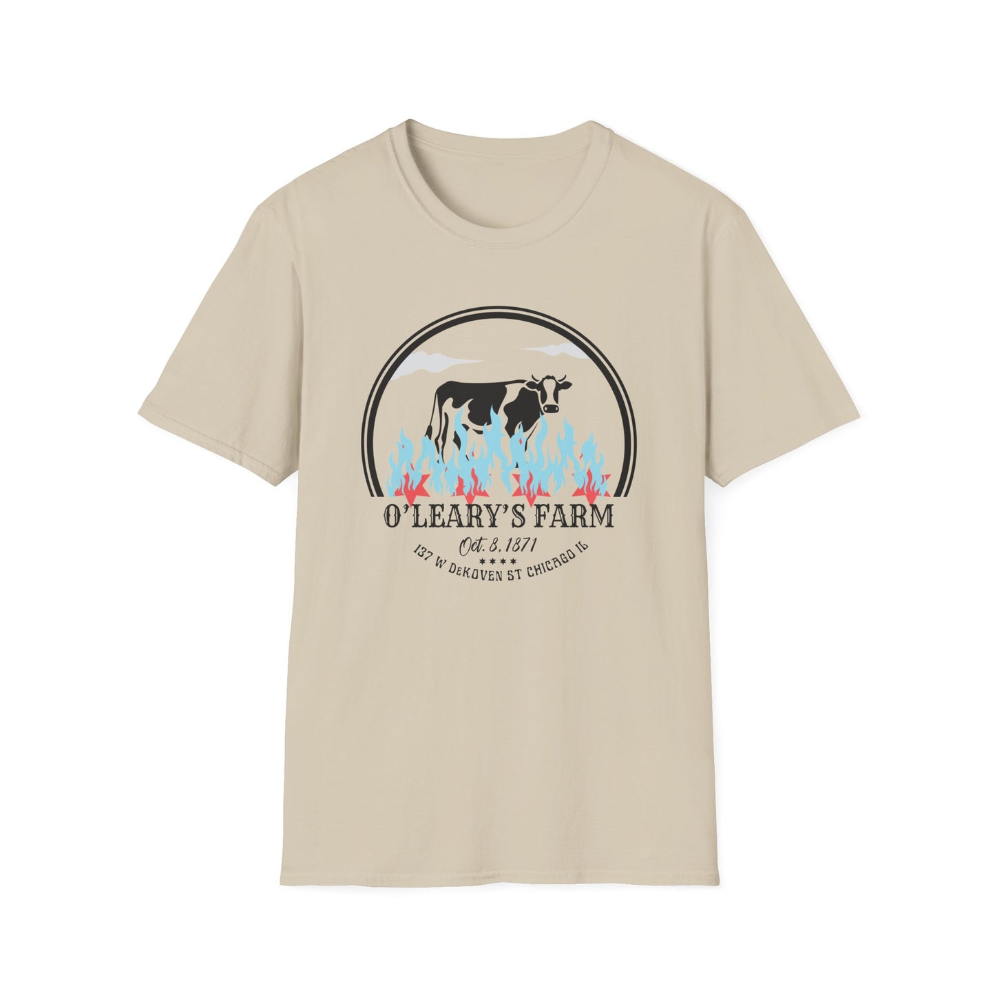 Great Chicago Fire - Mrs. O'Leary's Cow T-Shirt