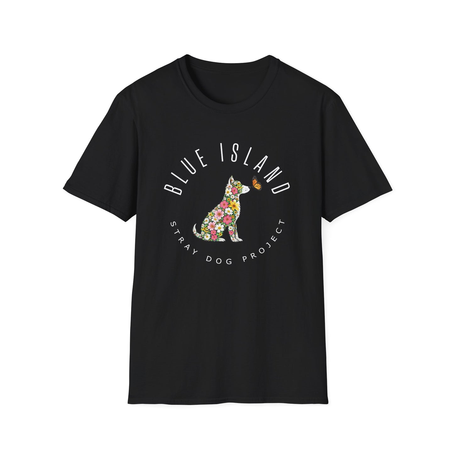 Blue Island Stray Dog Project Spring Tee (Adult Unisex sizes)