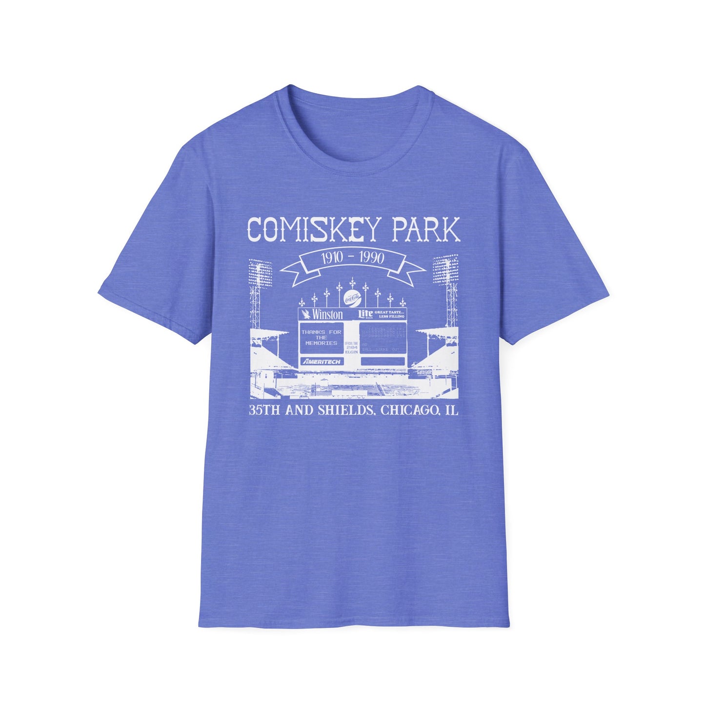 Vintage Chicago White Sox Comiskey Park Scoreboard T-Shirt
