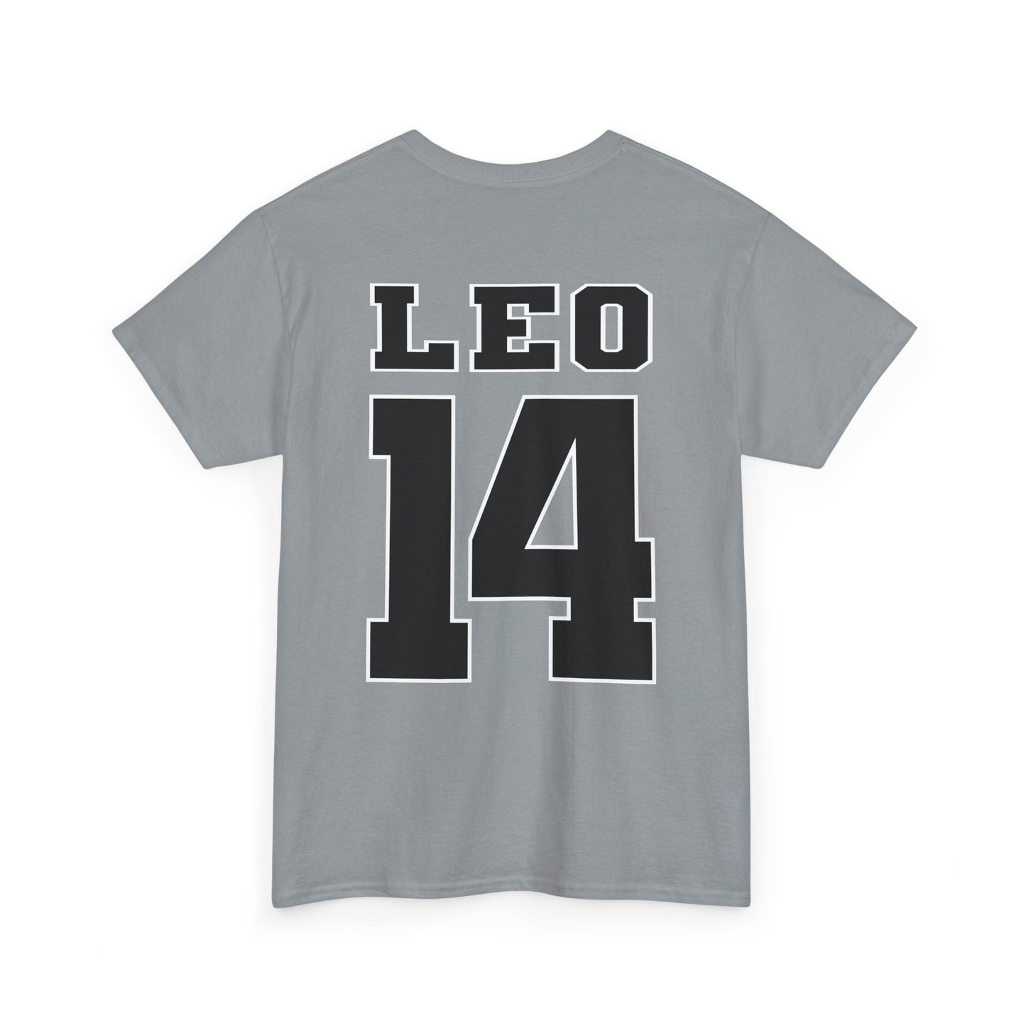 Pope Leo Chicago White Sox Style T-Shirt with 'Pontiff' in Script, LEO 14 on the back