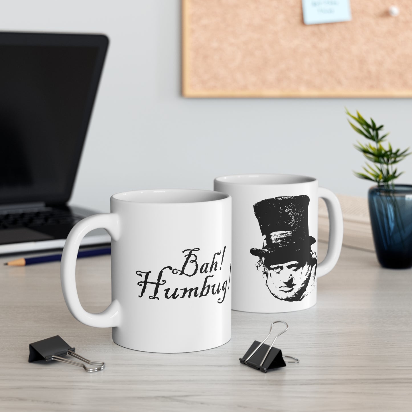 Bah! Humbug! Ebenezer Scrooge - A Christmas Carol - Alastair Sim - Holiday Mug