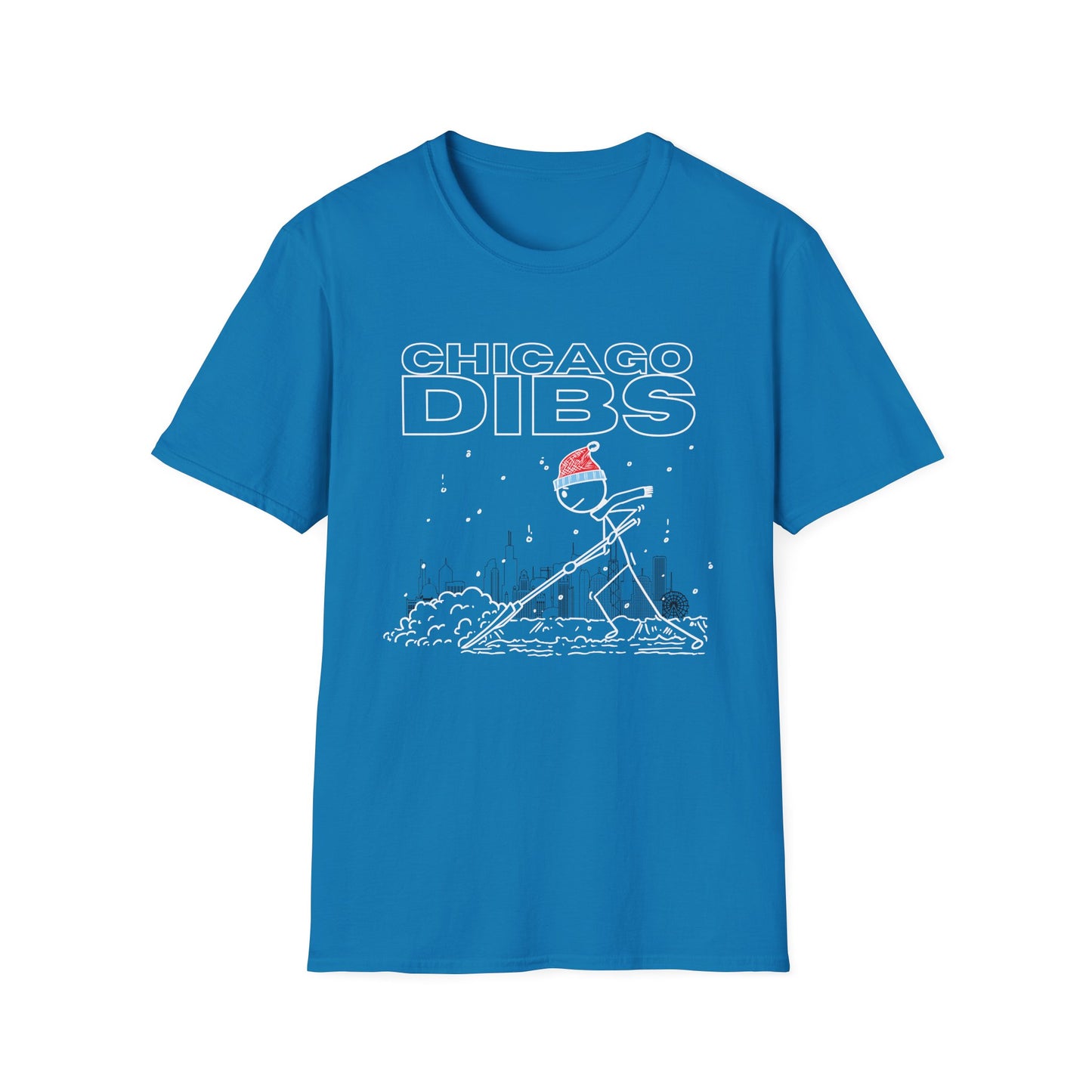 Chicago Dibs T-Shirt with Chicago Skyline