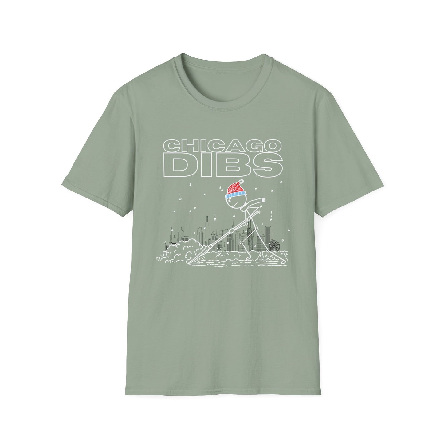 Chicago Dibs T-Shirt with Chicago Skyline