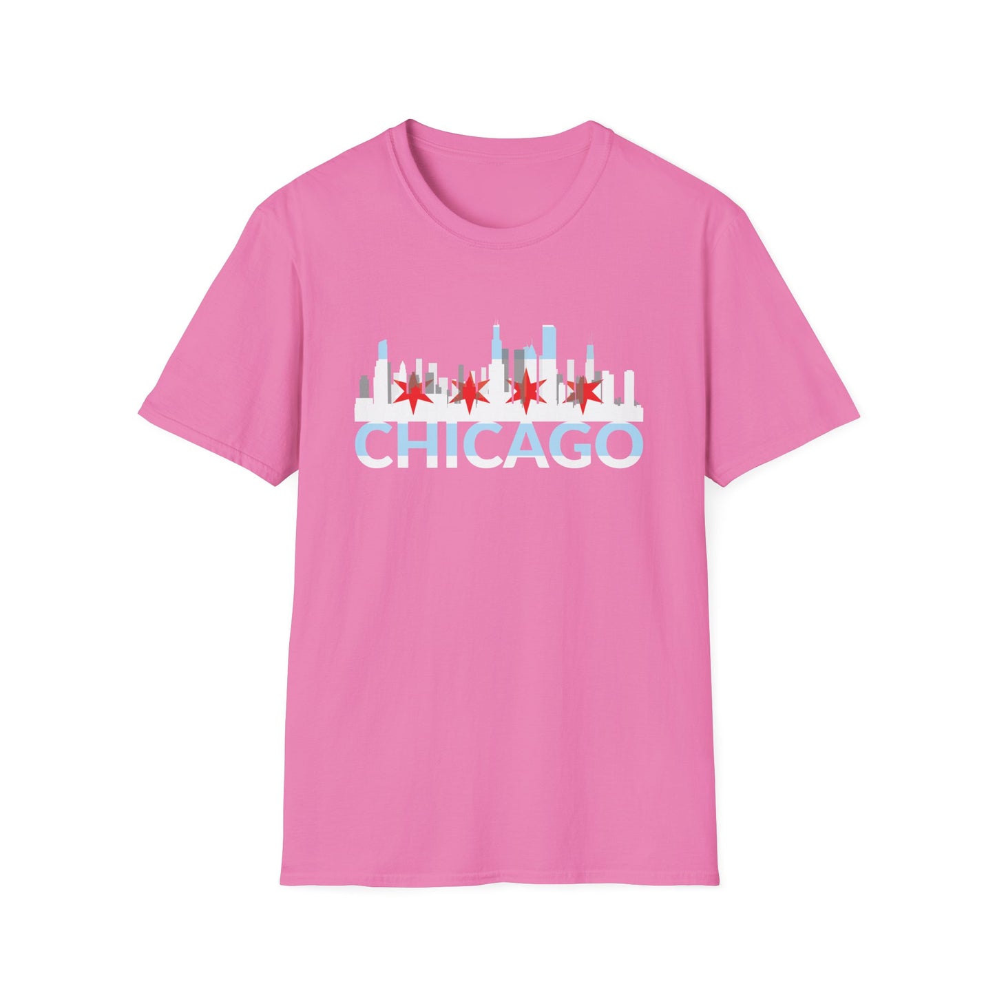 Chicago Skyline Flag T-shirt