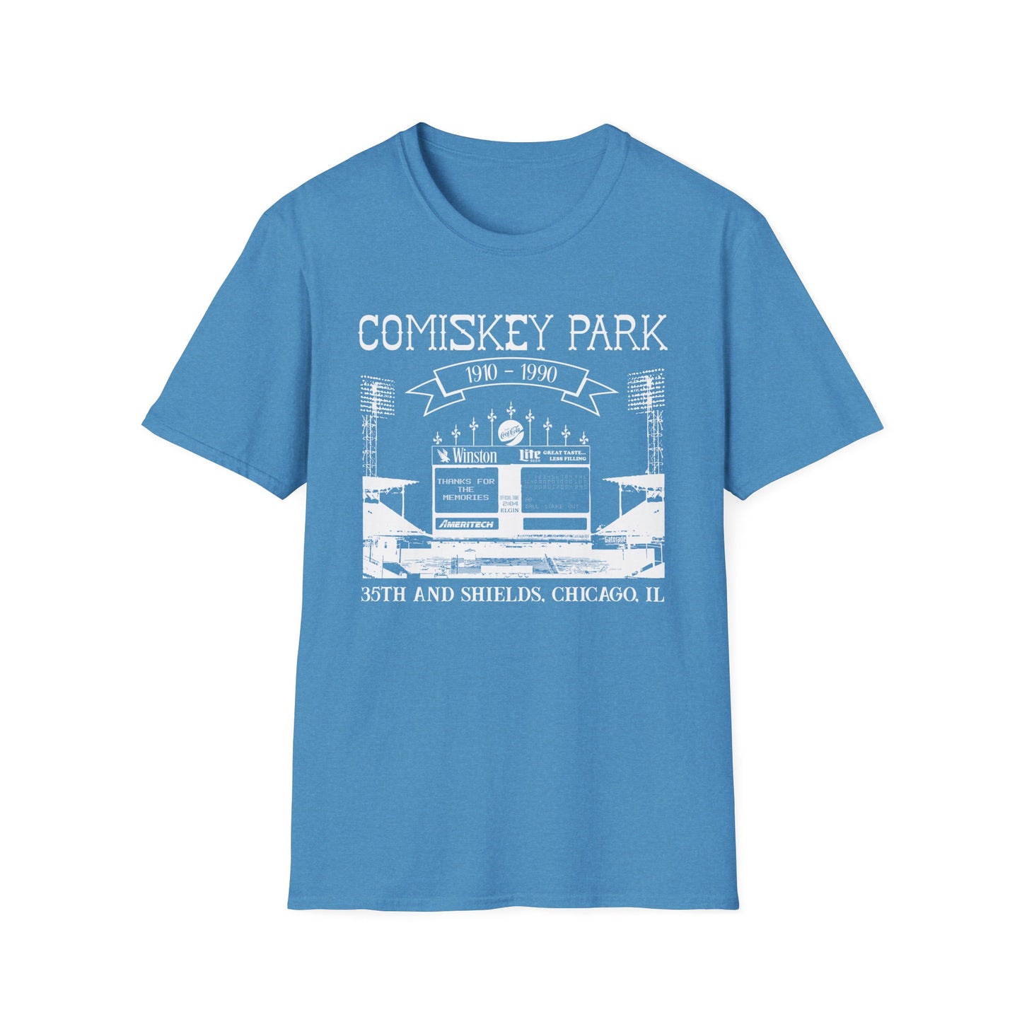 Vintage Chicago White Sox Comiskey Park Scoreboard T-Shirt