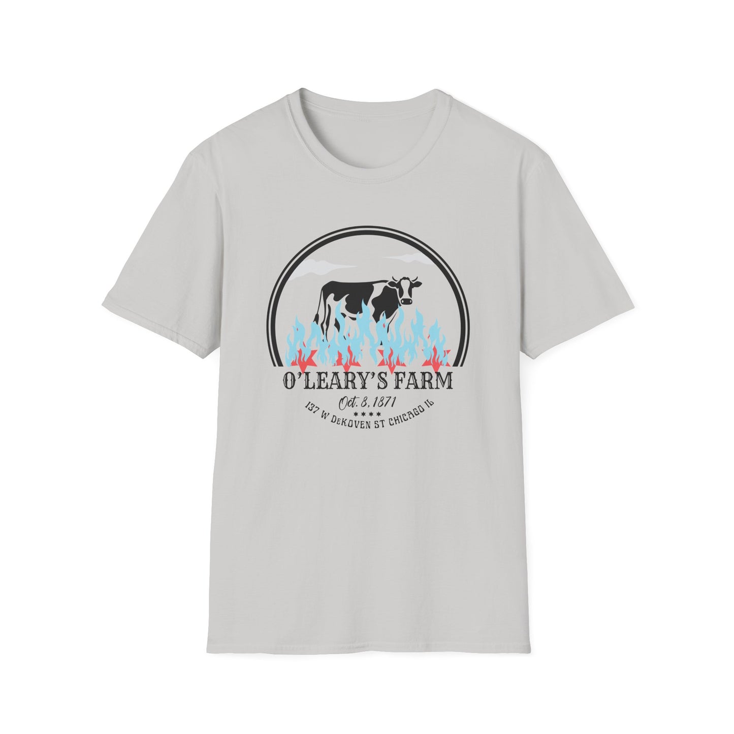 Great Chicago Fire - Mrs. O'Leary's Cow T-Shirt