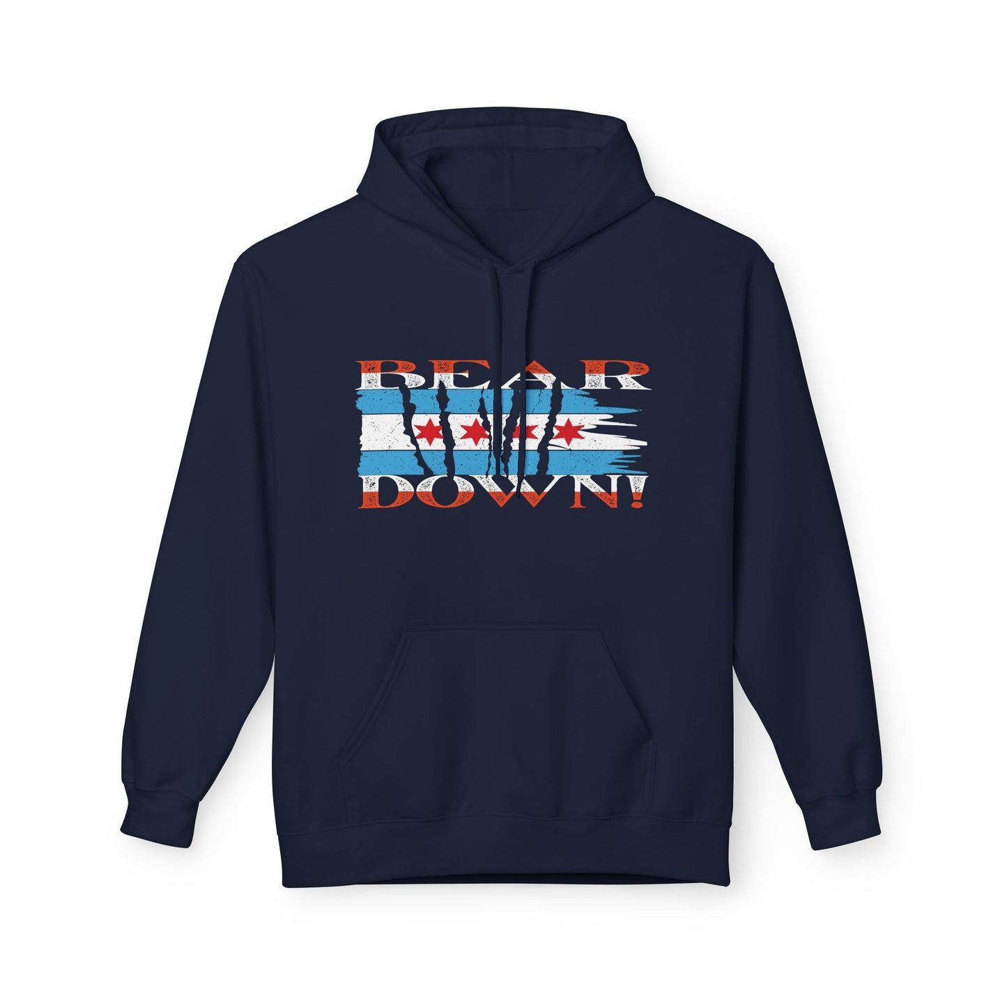 Chicago Bears 'Bear Down' Unisex Fleece Hoodie - Perfect for Game Day & Casual Wear