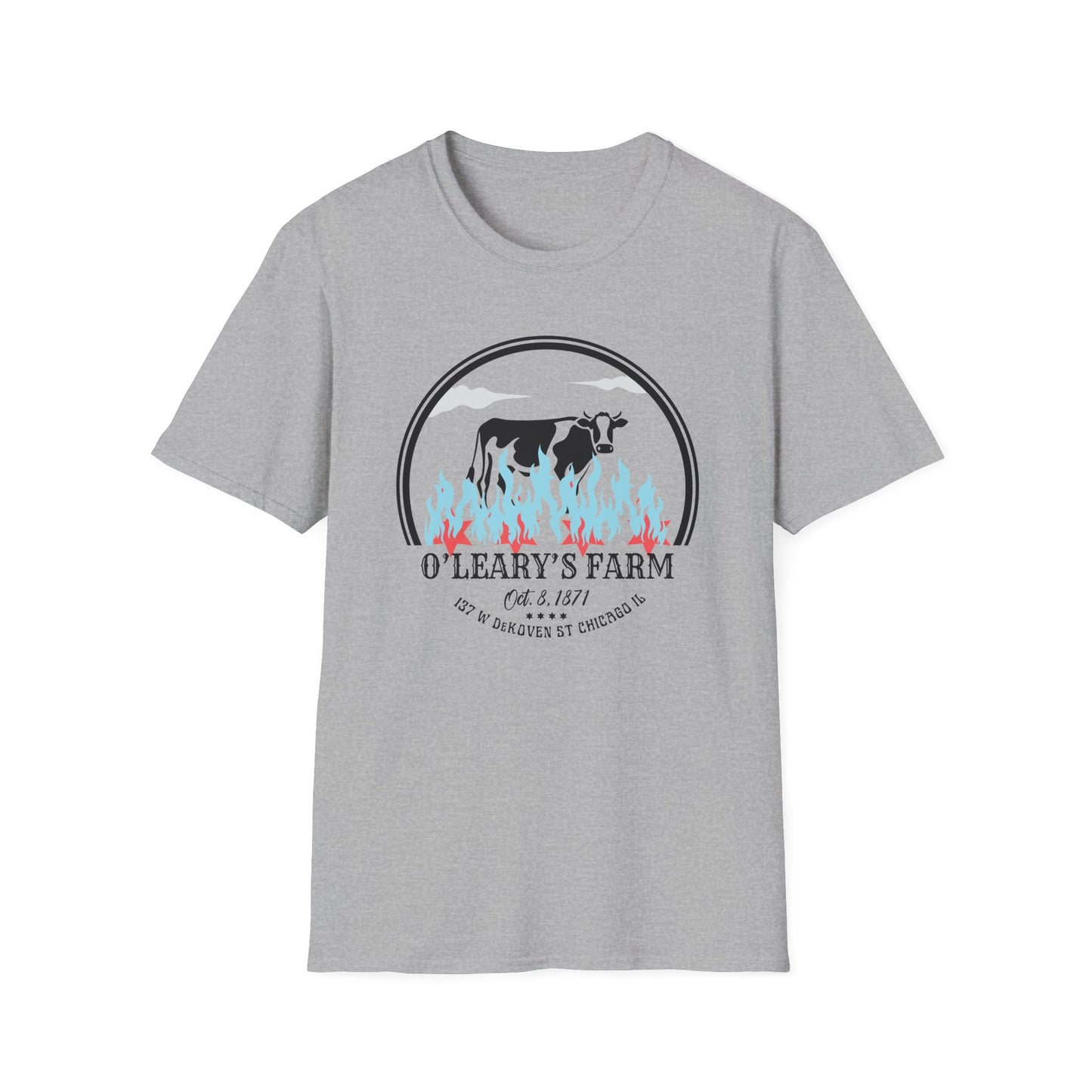 Great Chicago Fire - Mrs. O'Leary's Cow T-Shirt
