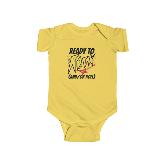 Ready to Rock and/or Roll Cute Infant Bodysuit