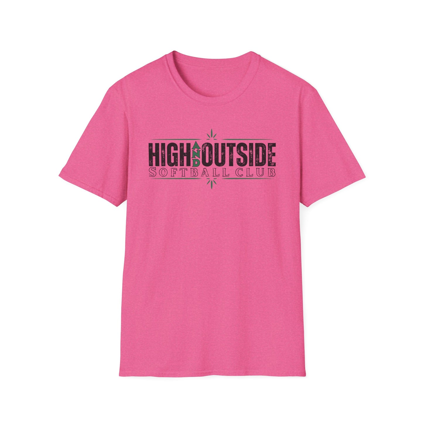 High and Outside Softball Club T-shirt