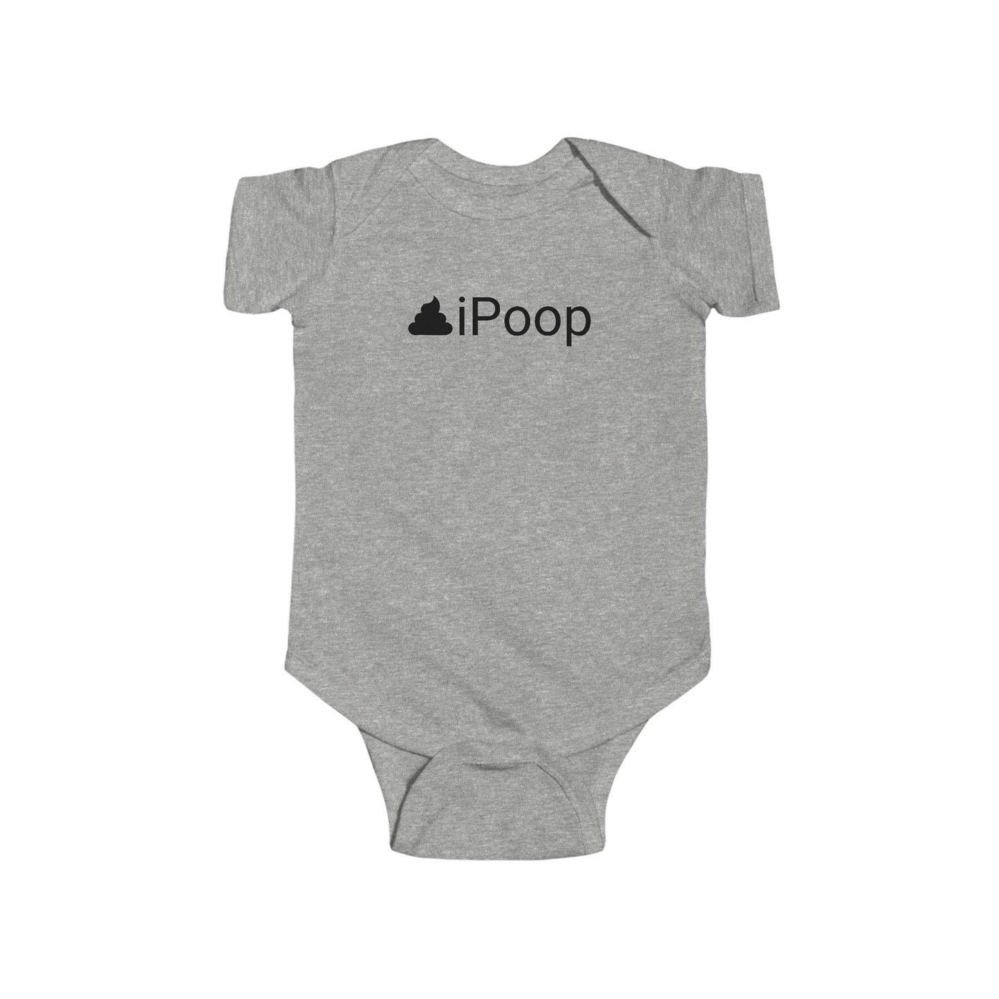 Cute Infant Bodysuit - iPoop - Funny Baby Shower or Kid's Birthday Gift
