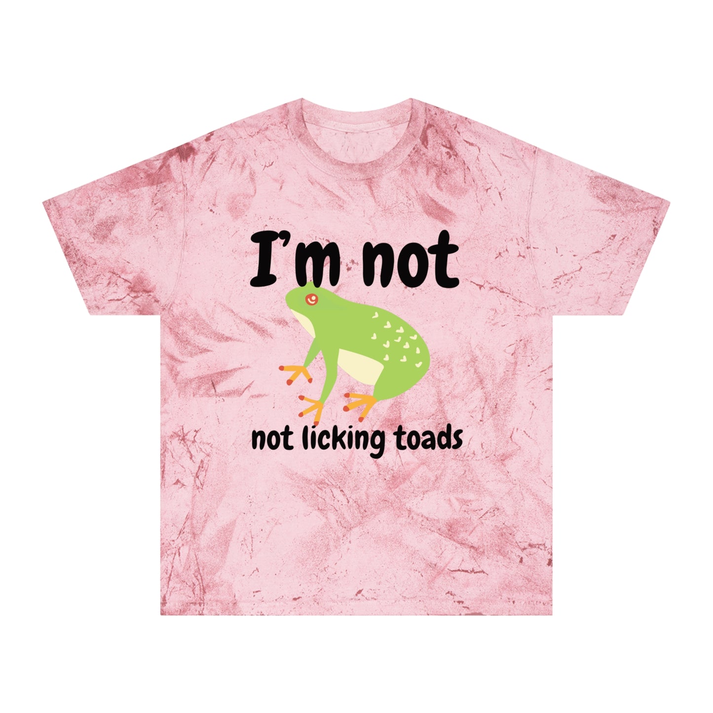 I'm Not Not Licking Toads - Homer Simpson Quote Tie-Dye T-Shirt