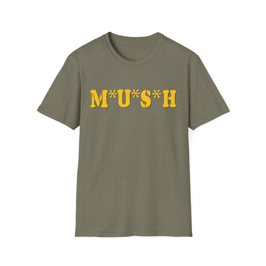 MUSH T-Shirt Funny Mash Logo Throwback 70s Tee