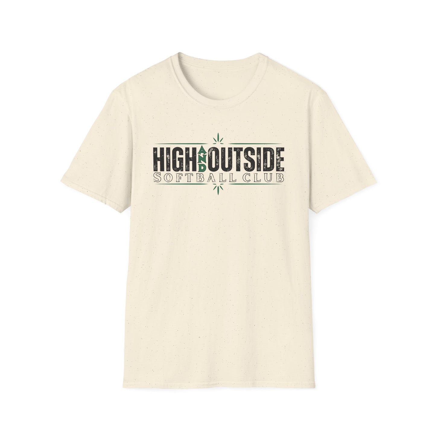 High and Outside Softball Club T-shirt