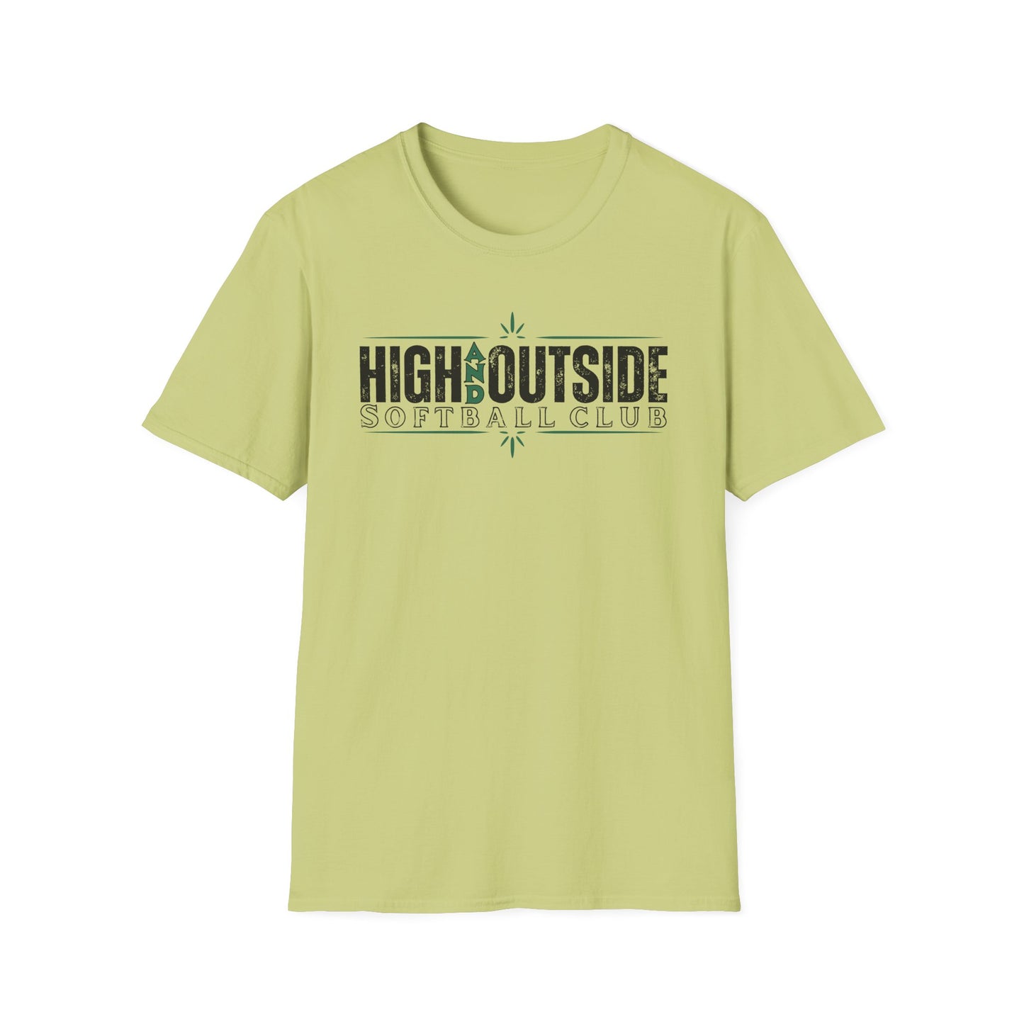 High and Outside Softball Club T-shirt