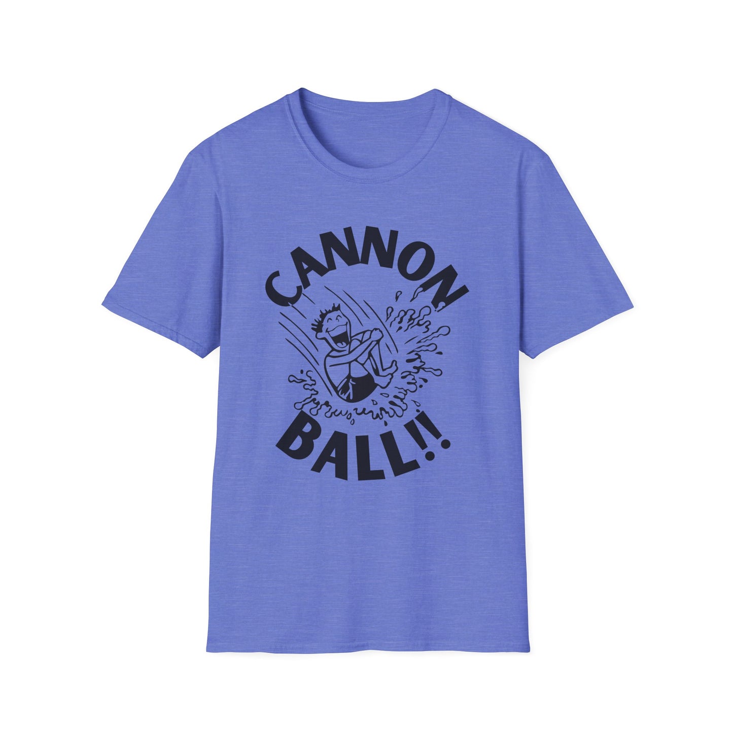 CANNONBALL! Funny Cartoon Summer Swimming T-Shirt