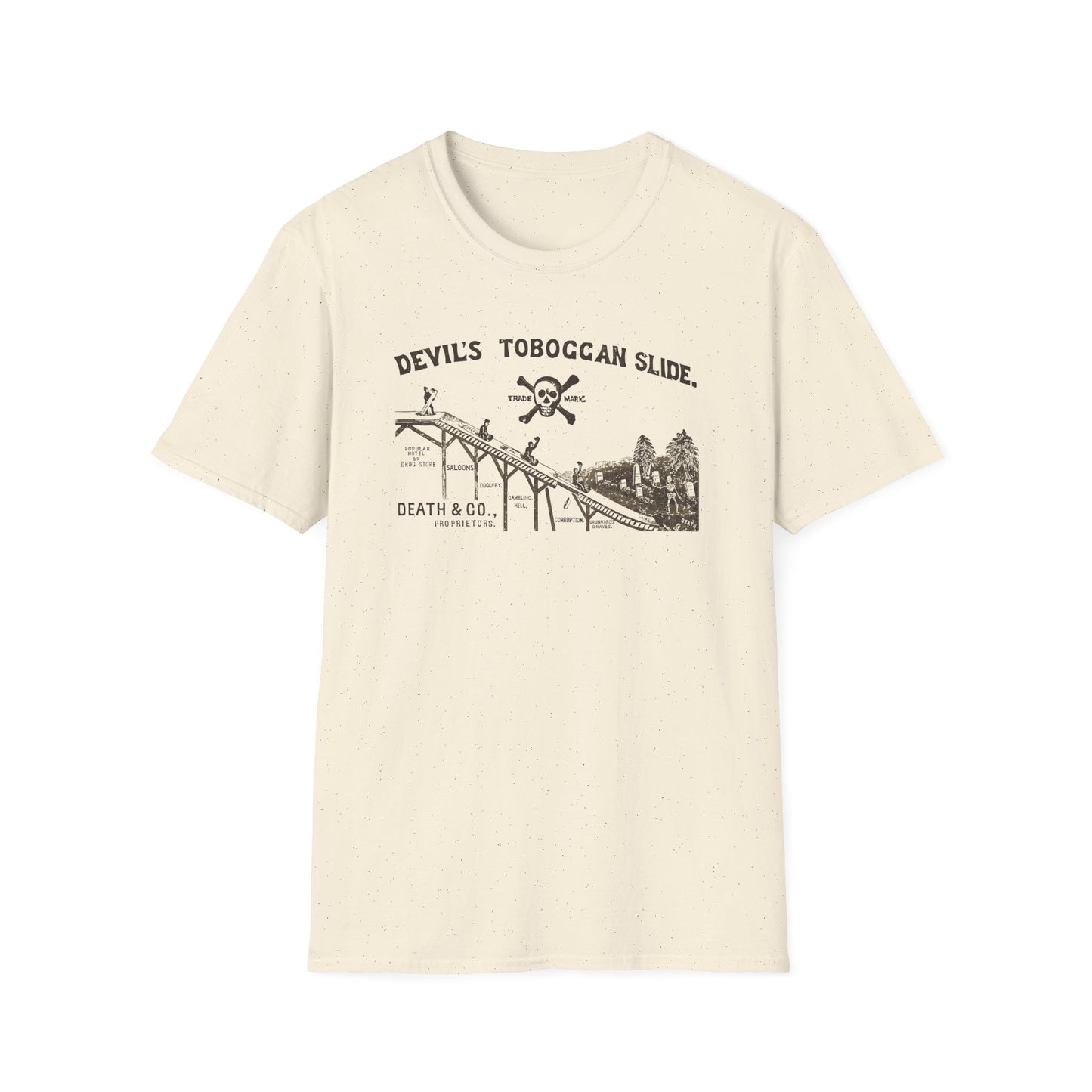 Devil's Toboggan Slide - Early 20th Century Temperance Movement T-shirt