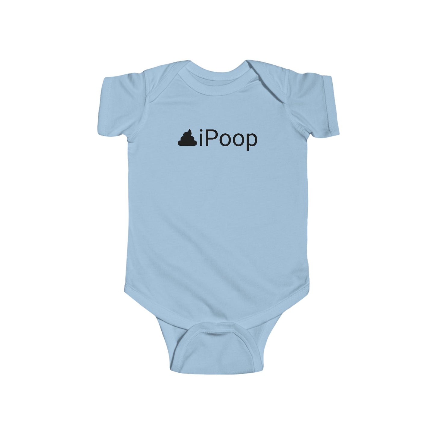 Cute Infant Bodysuit - iPoop - Funny Baby Shower or Kid's Birthday Gift