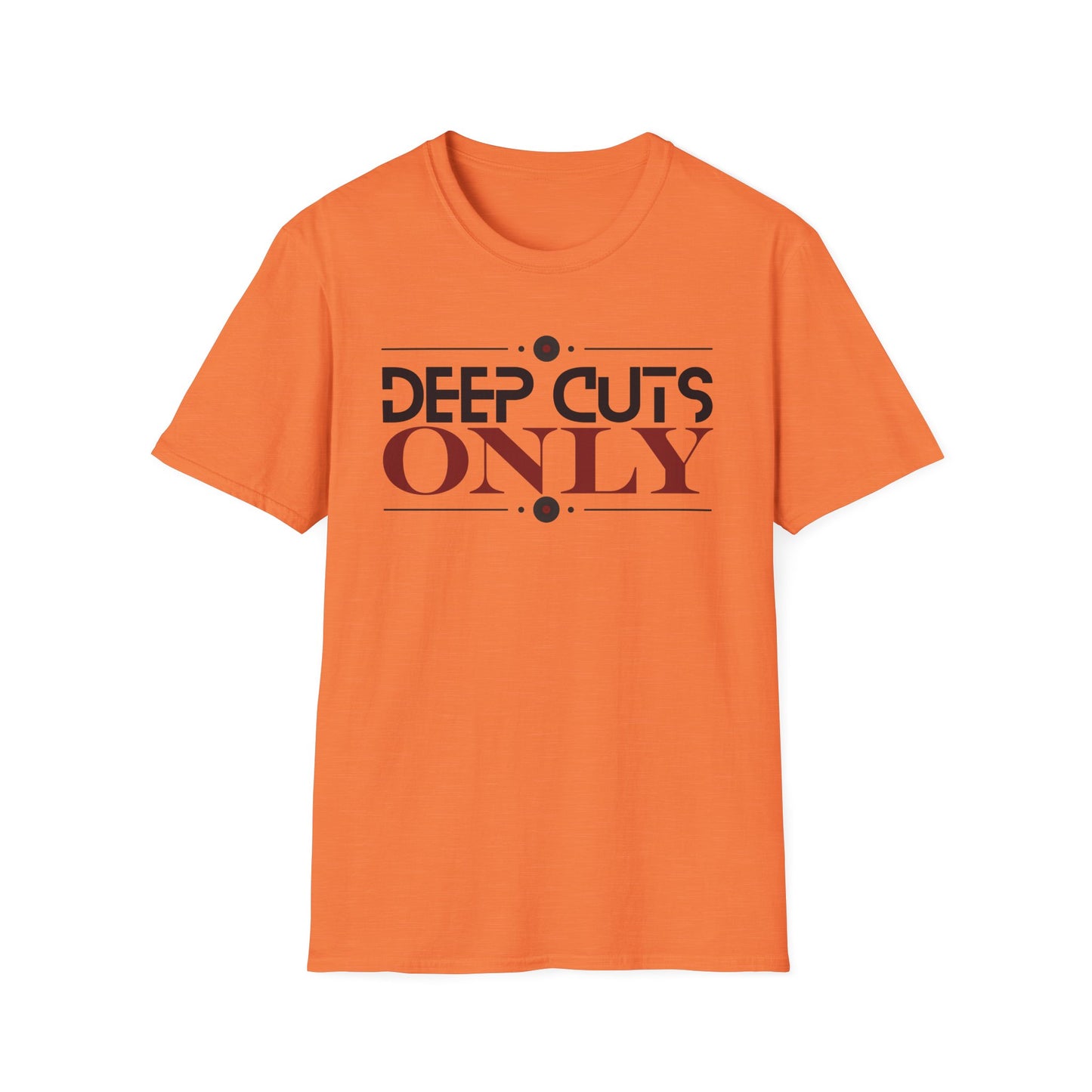 Deep Cuts Only - Music Enthusiast Vinyl Record T-Shirt