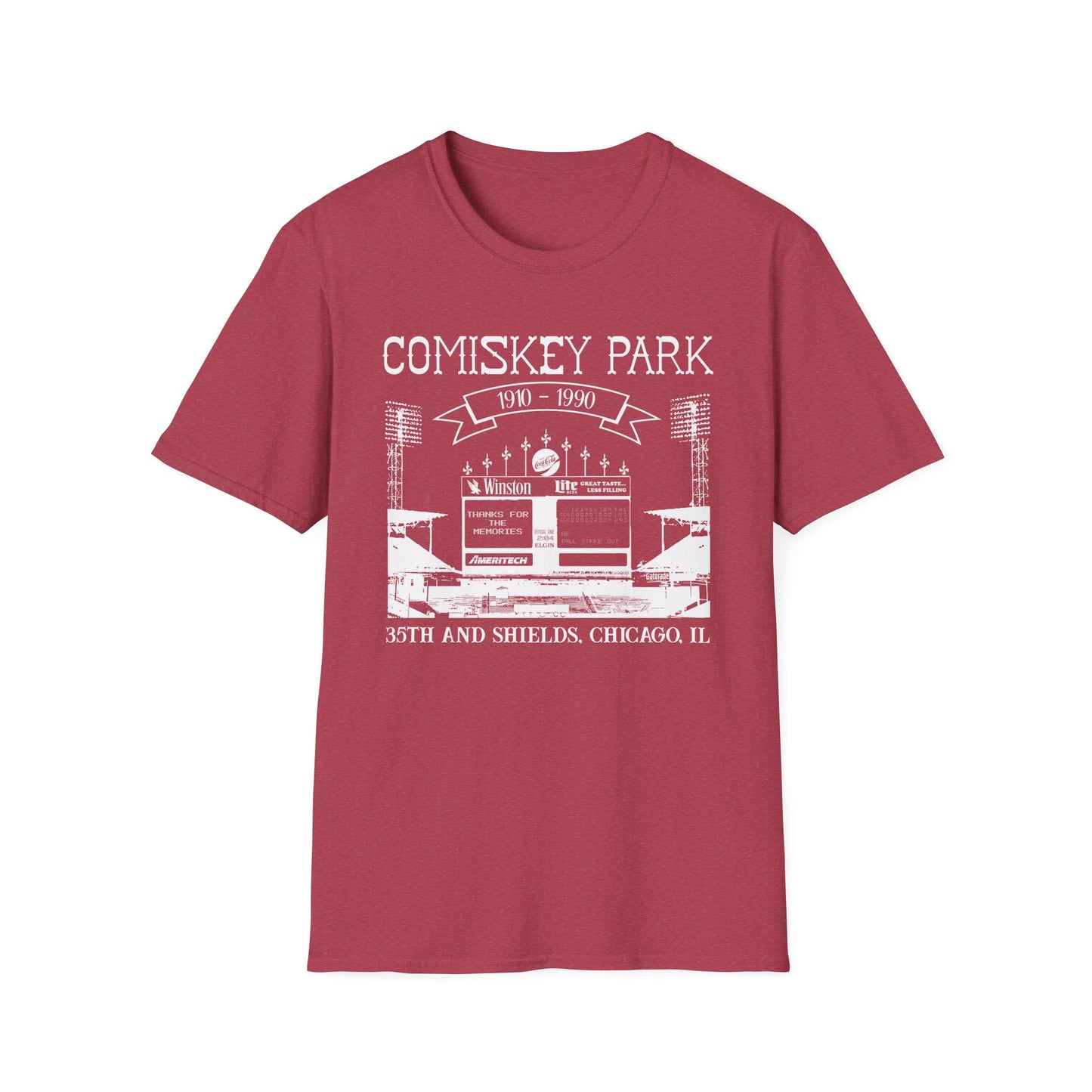 Vintage Chicago White Sox Comiskey Park Scoreboard T-Shirt