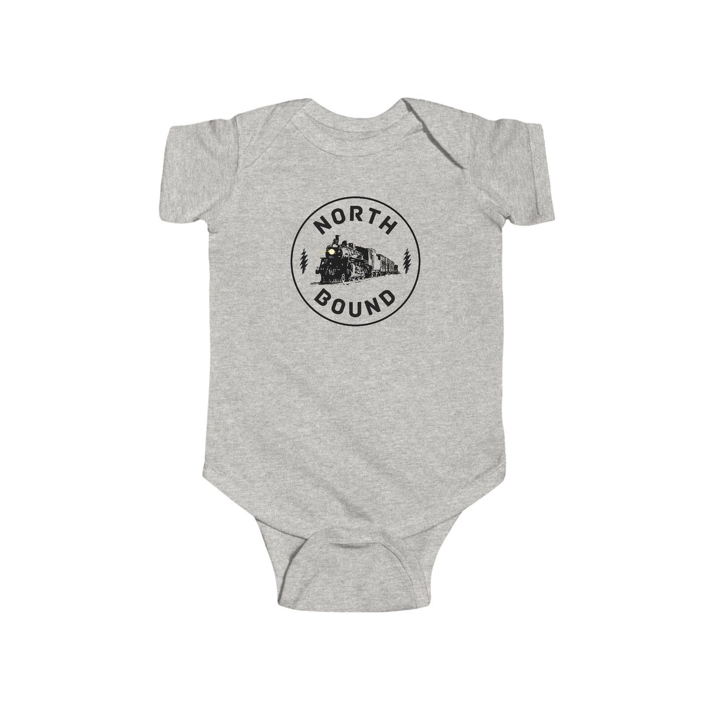 Grateful Dead Northbound Train I Know You Rider Bodysuit - Baby Shower or Kid's Birthday Gift for Deadheads