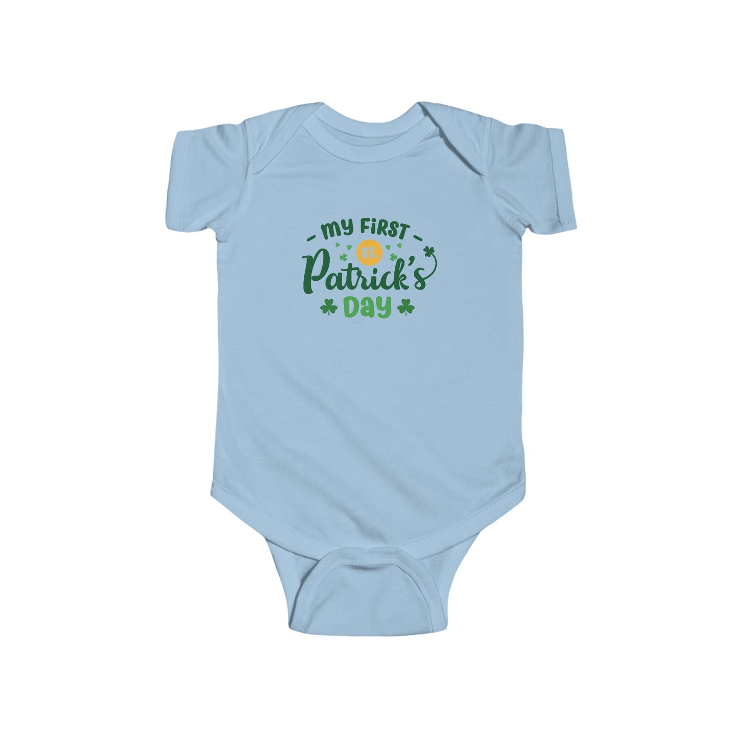 My First St. Patrick's Day - Cute Baby Bodysuit Design for Newborns, Perfect Gift for Baby Showers & Birthdays