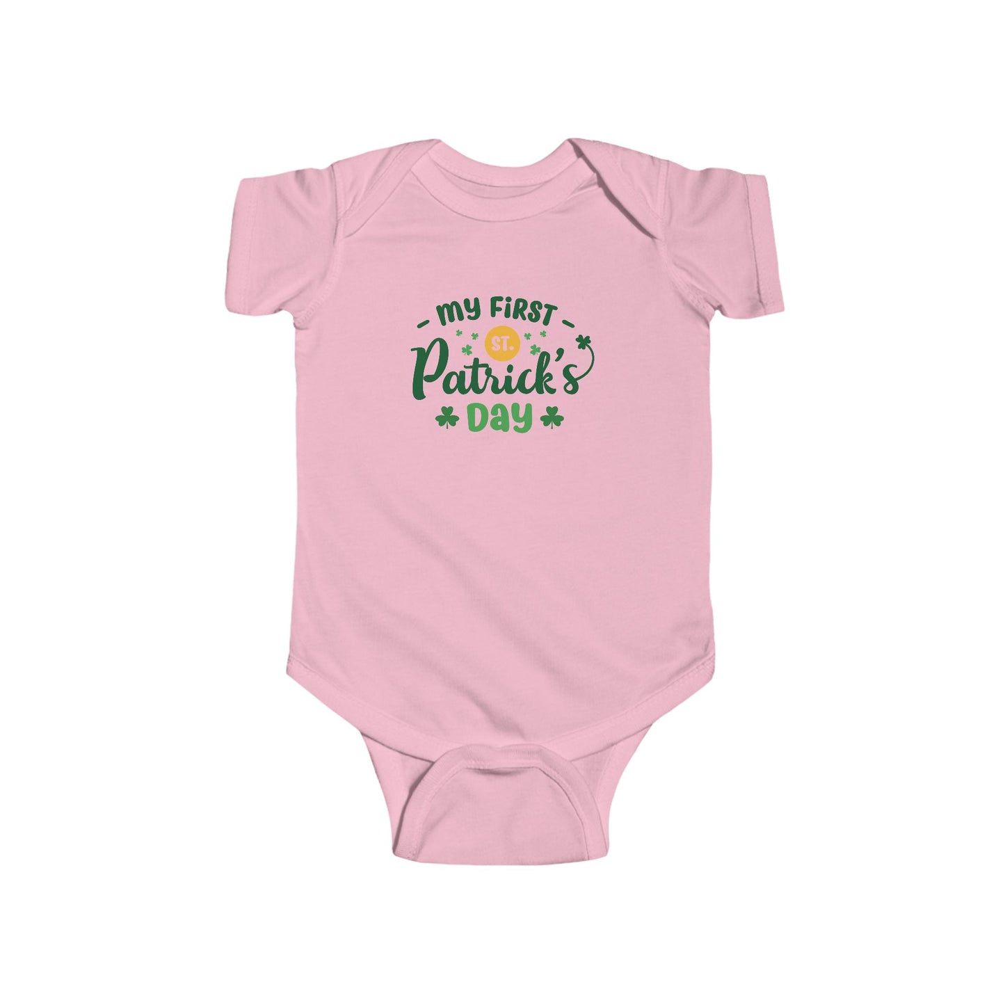 My First St. Patrick's Day - Cute Baby Bodysuit Design for Newborns, Perfect Gift for Baby Showers & Birthdays