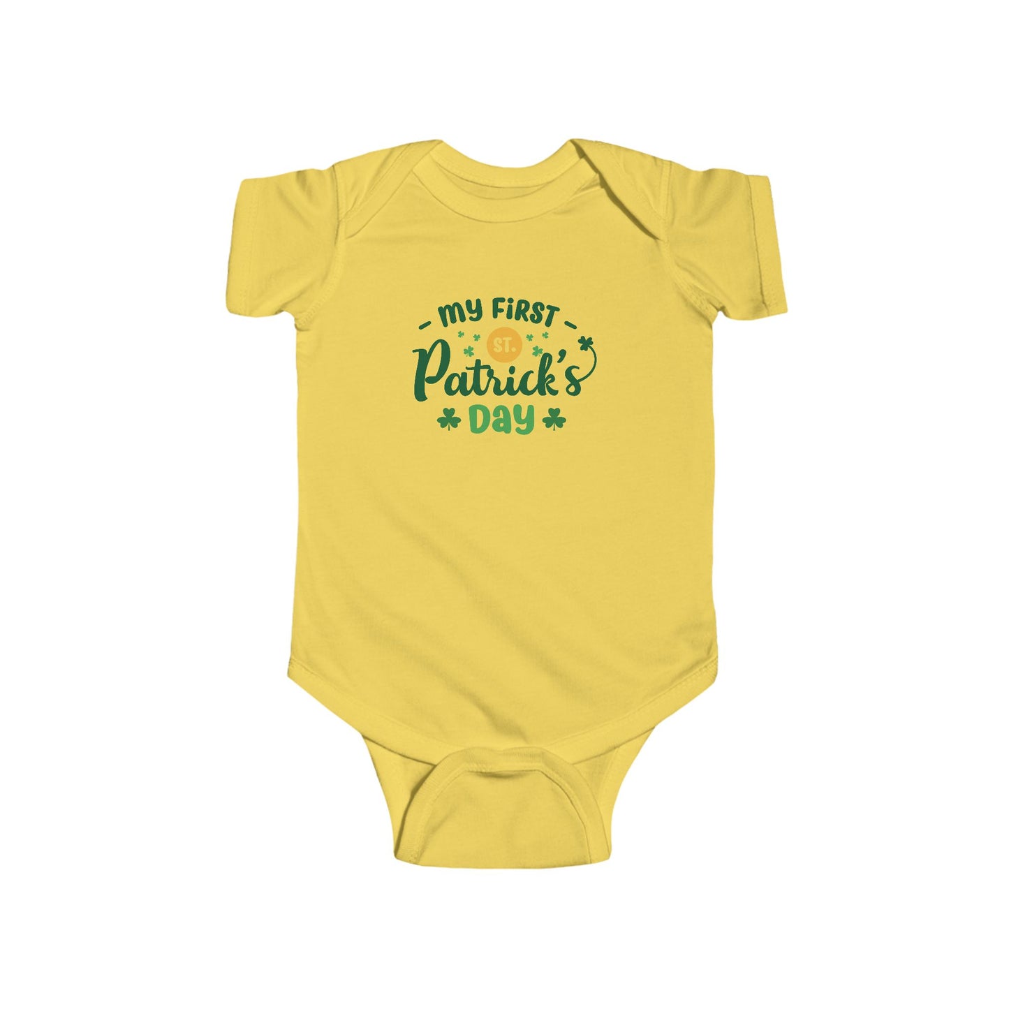 My First St. Patrick's Day - Cute Baby Bodysuit Design for Newborns, Perfect Gift for Baby Showers & Birthdays