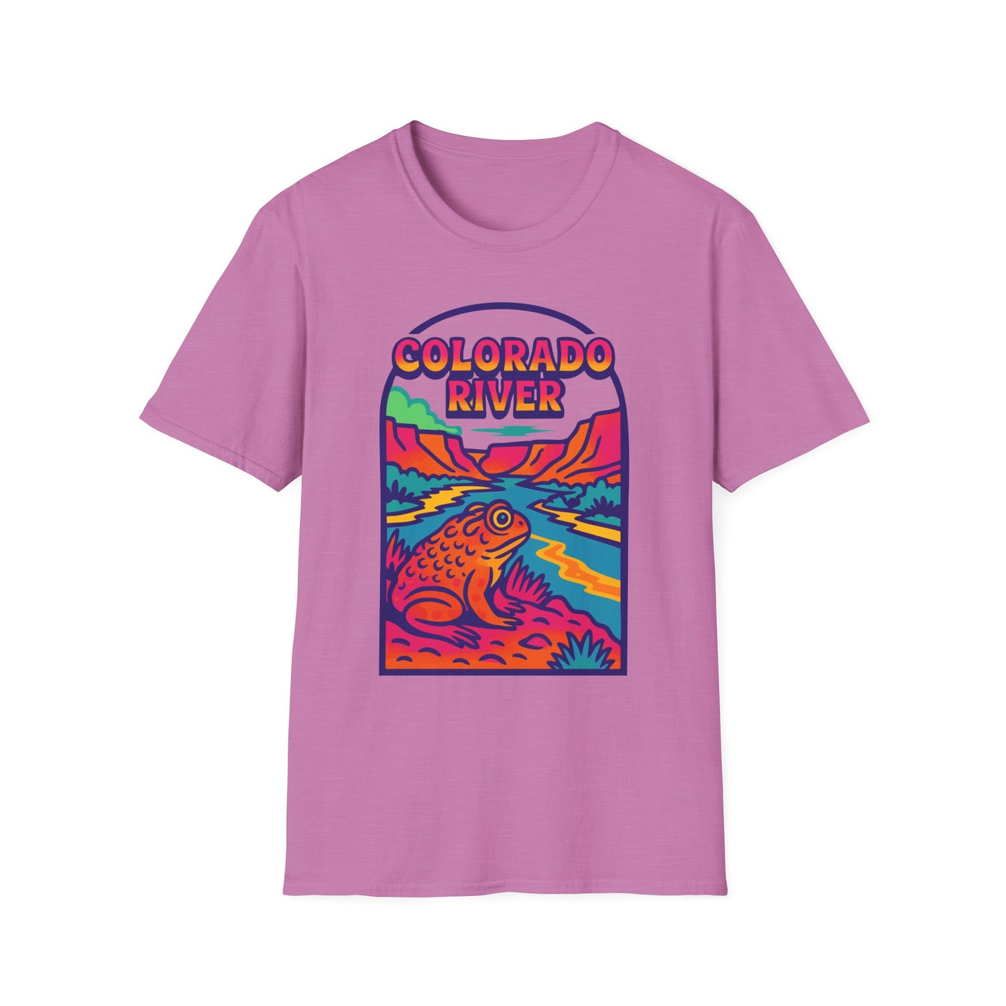 Trippy Colorado River Toad Softstyle Unisex T-Shirt