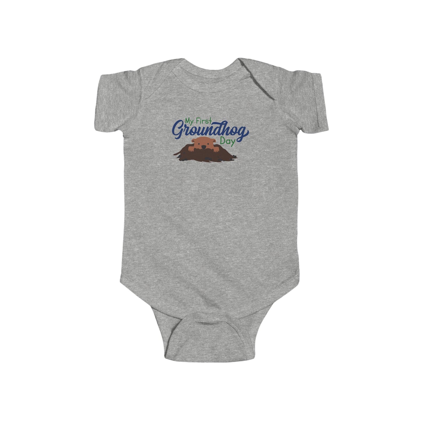 My First Groundhog Day - Cute Baby Bodysuit