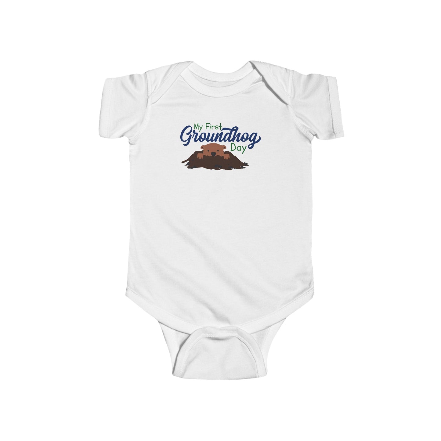 My First Groundhog Day - Cute Baby Bodysuit