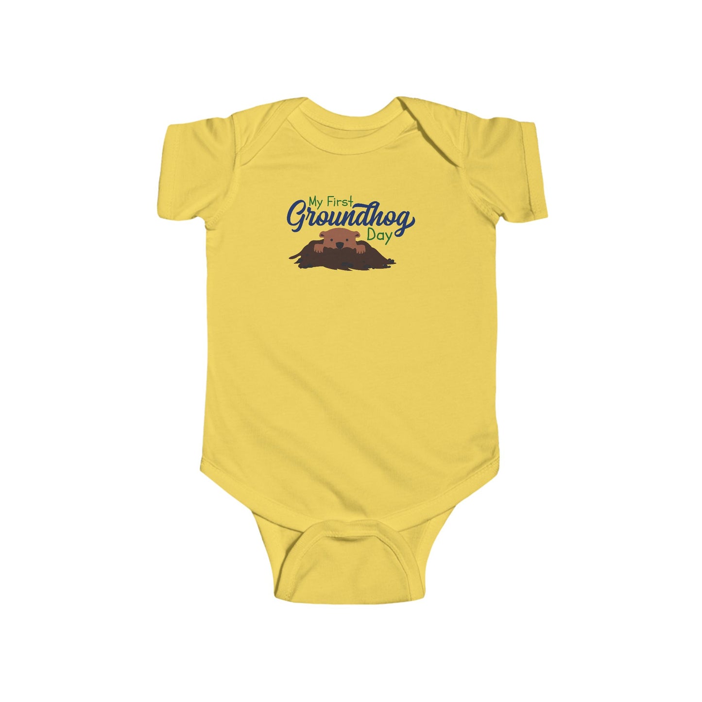 My First Groundhog Day - Cute Baby Bodysuit