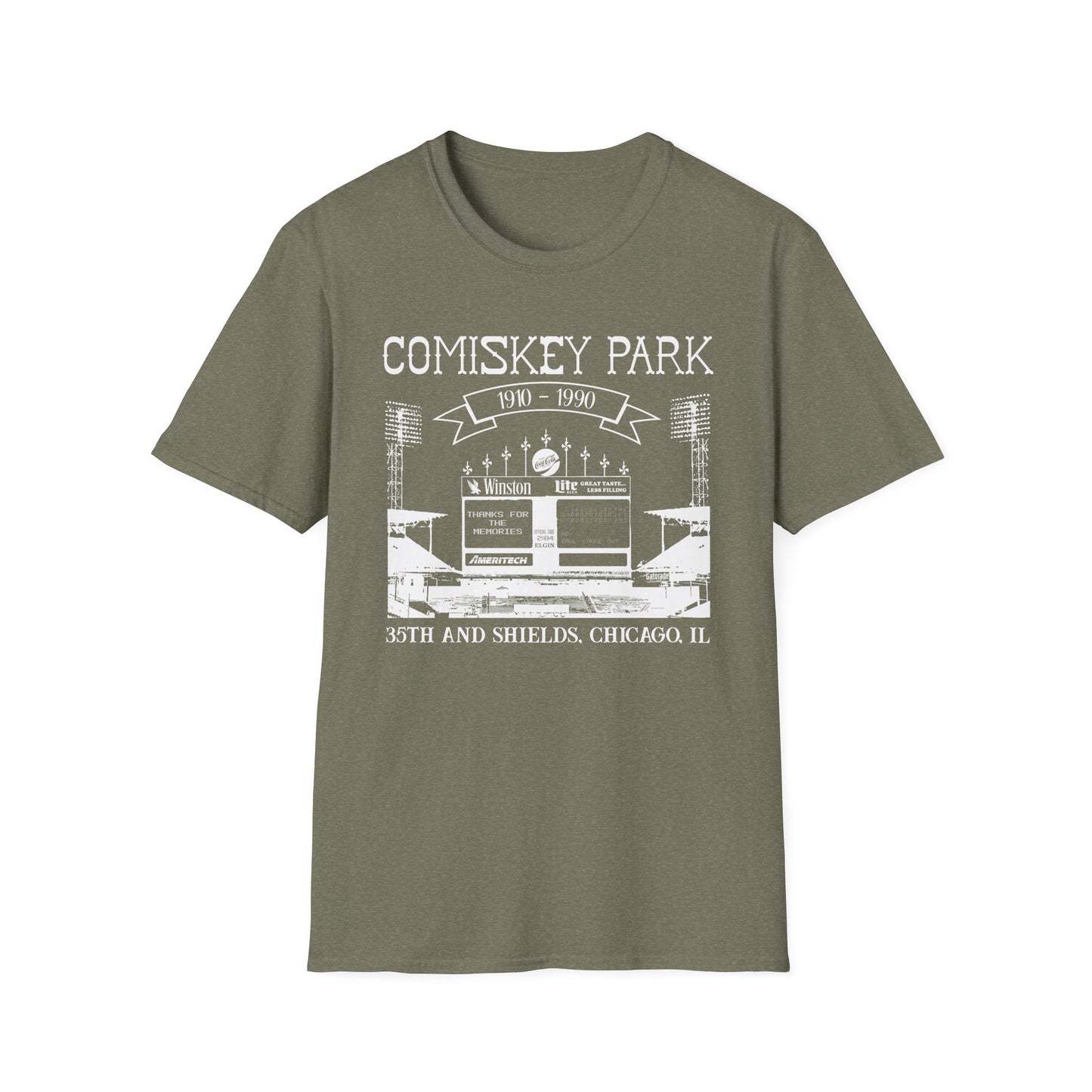 Vintage Chicago White Sox Comiskey Park Scoreboard T-Shirt