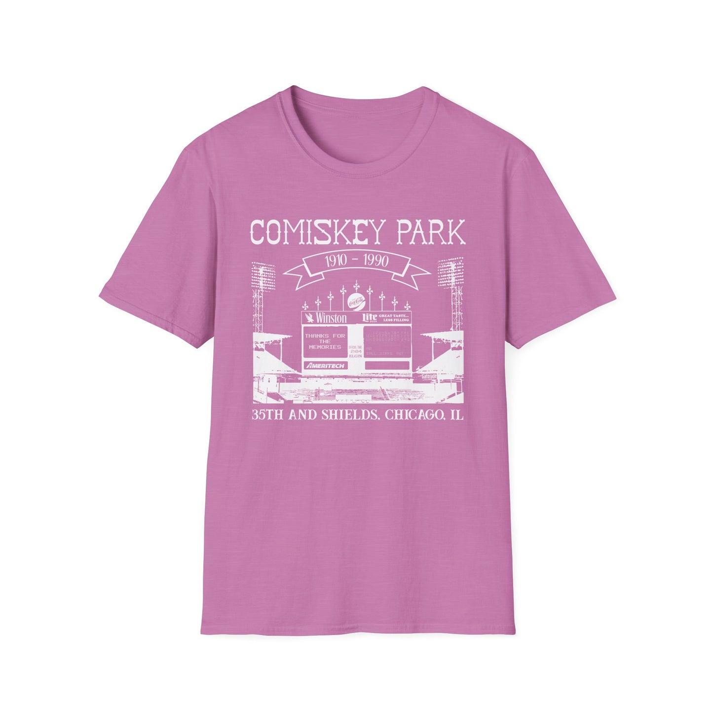 Vintage Chicago White Sox Comiskey Park Scoreboard T-Shirt
