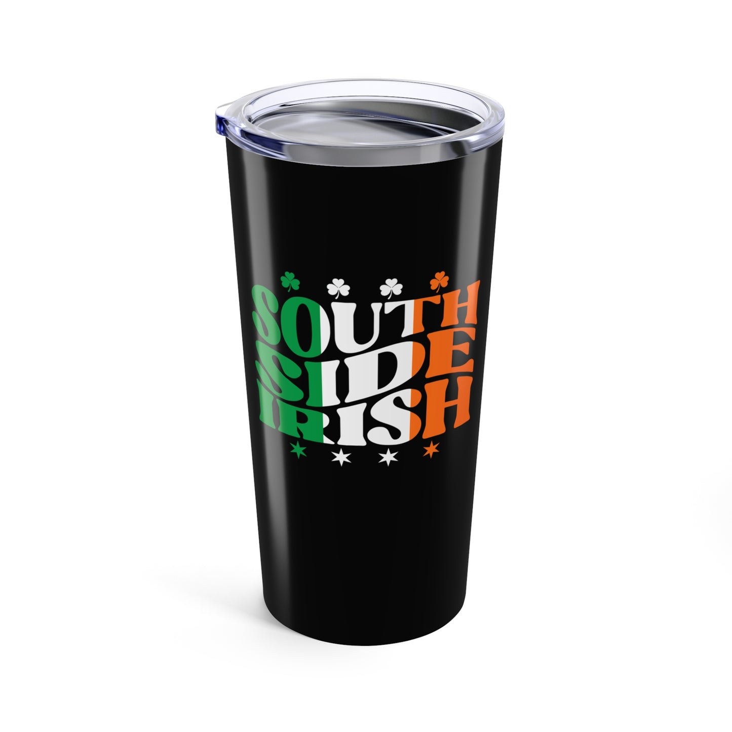 Irish Flag South Side Chicago 20 oz. Stainless Steel Tumbler