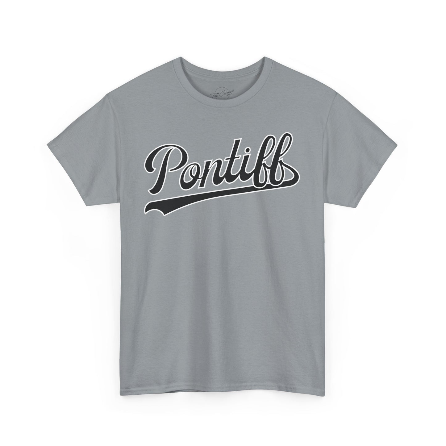 Pope Leo Chicago White Sox Style T-Shirt with 'Pontiff' in Script, LEO 14 on the back