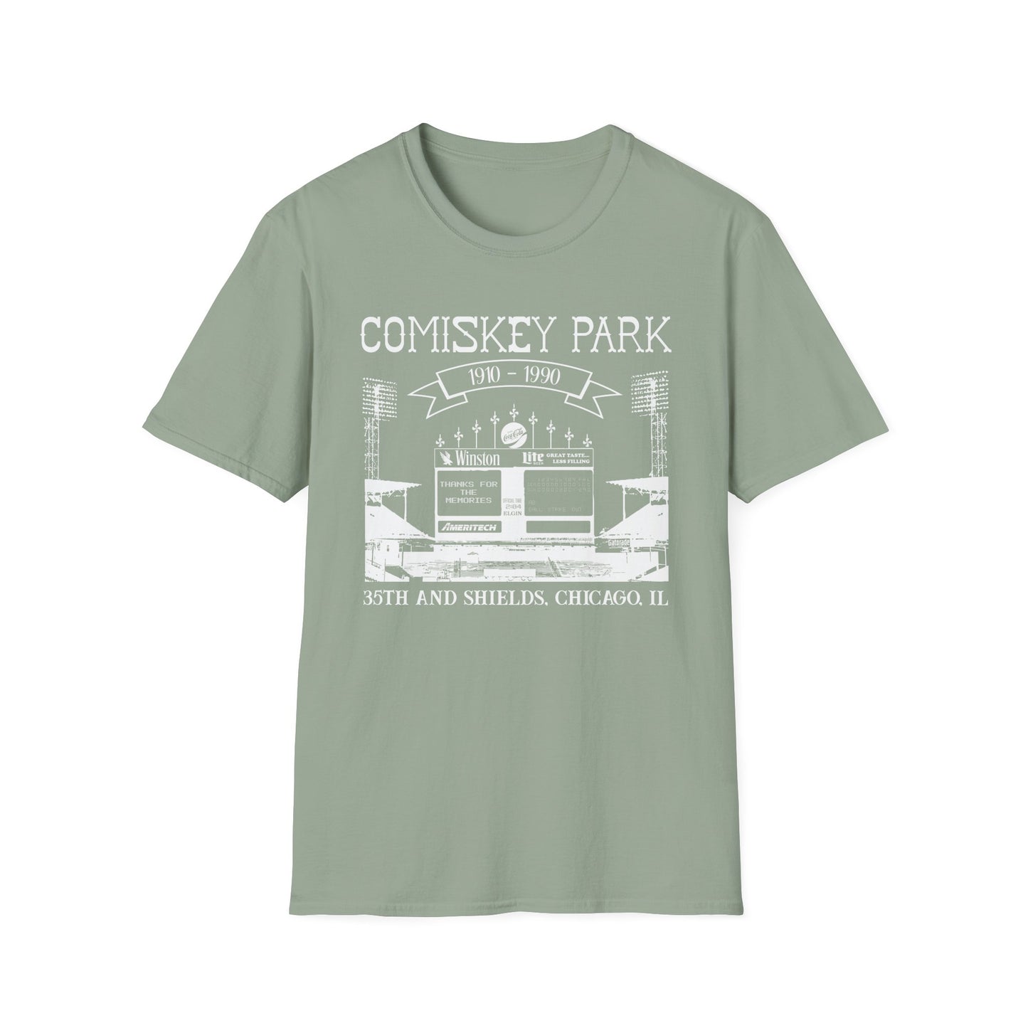 Vintage Chicago White Sox Comiskey Park Scoreboard T-Shirt