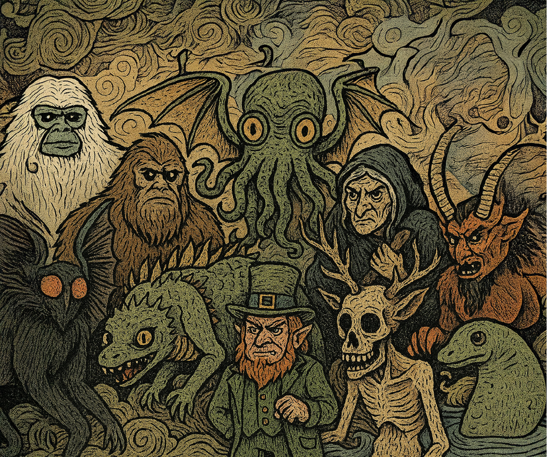 Cryptids & Freaky Folklore: A Field Guide for the Bold (or Bored)