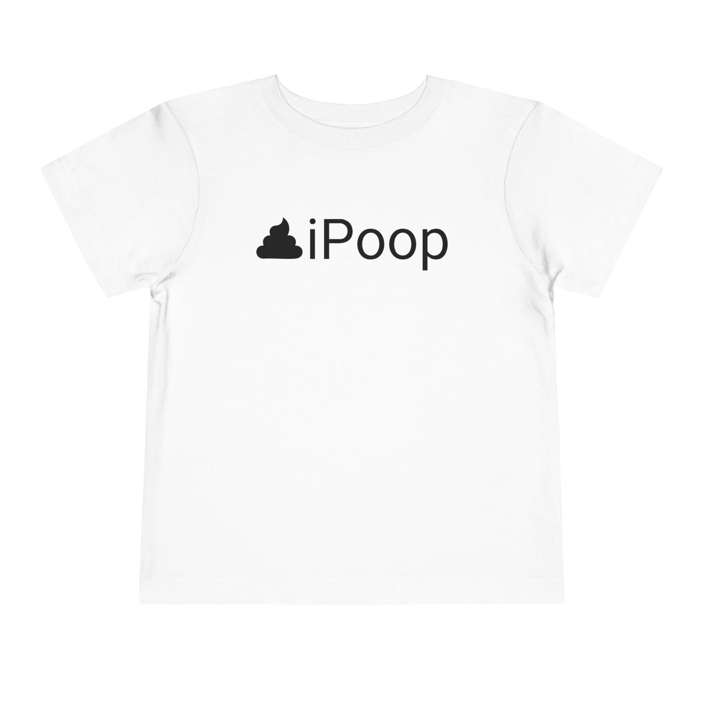 Funny "iPoop" Novelty Toddler T-Shirt - Sizes 2T-5T