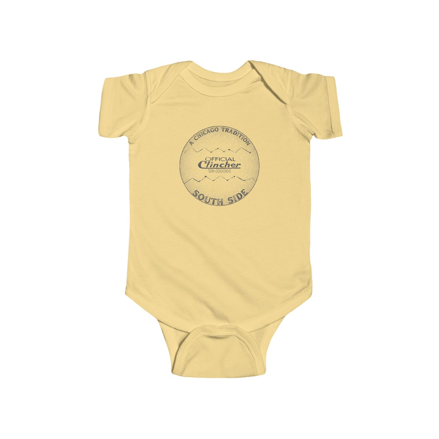 A Chicago Tradition – Baby 16‑Inch Softball Bodysuit - Cute Baby Shower or Birthday Gift