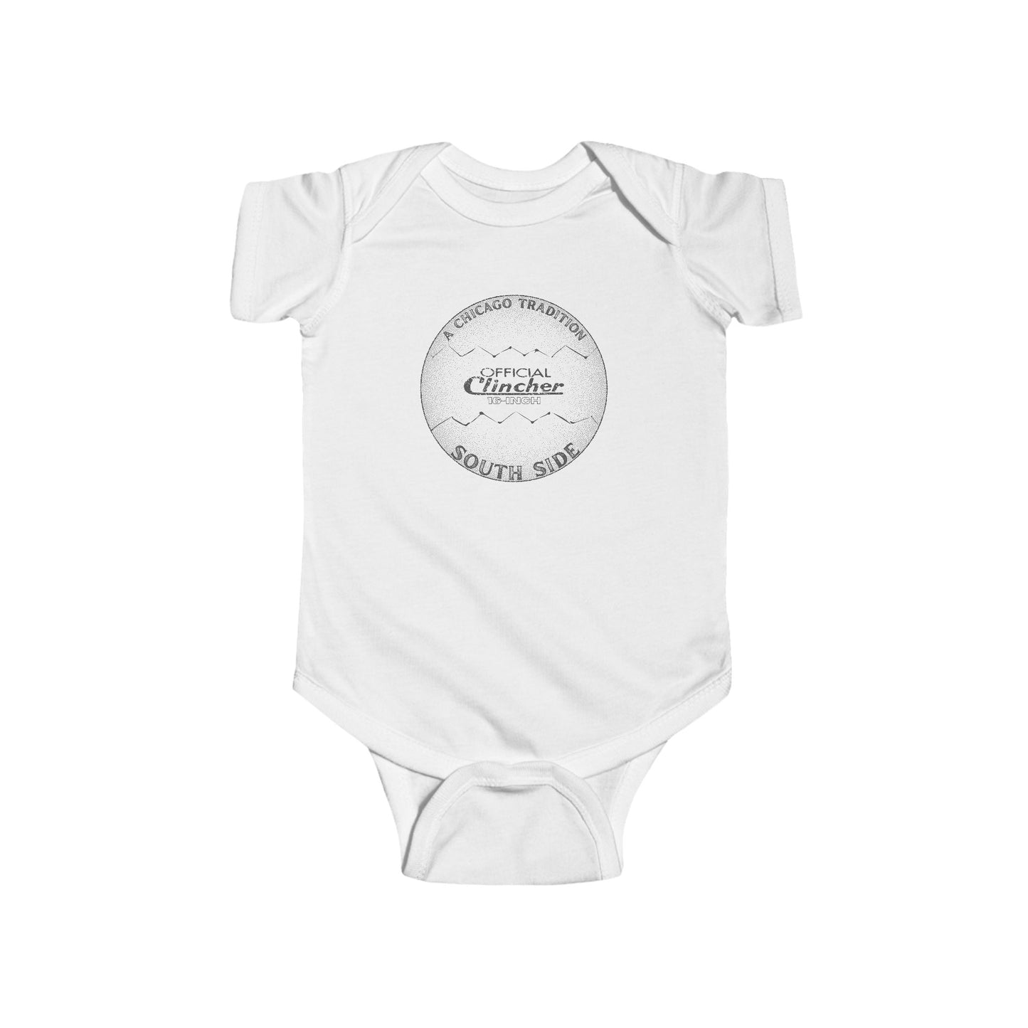 A Chicago Tradition – Baby 16‑Inch Softball Bodysuit - Cute Baby Shower or Birthday Gift