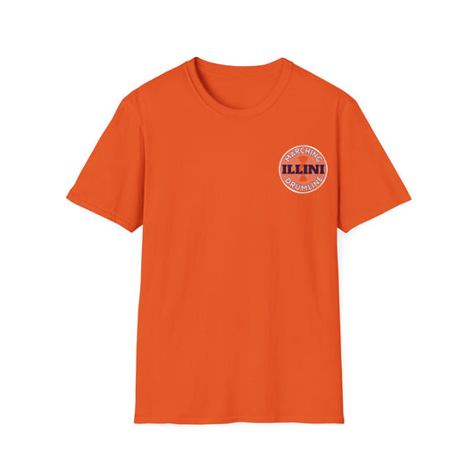 Marching Illini Drumline - Party Chicken Personalized Cymbals T-Shirt