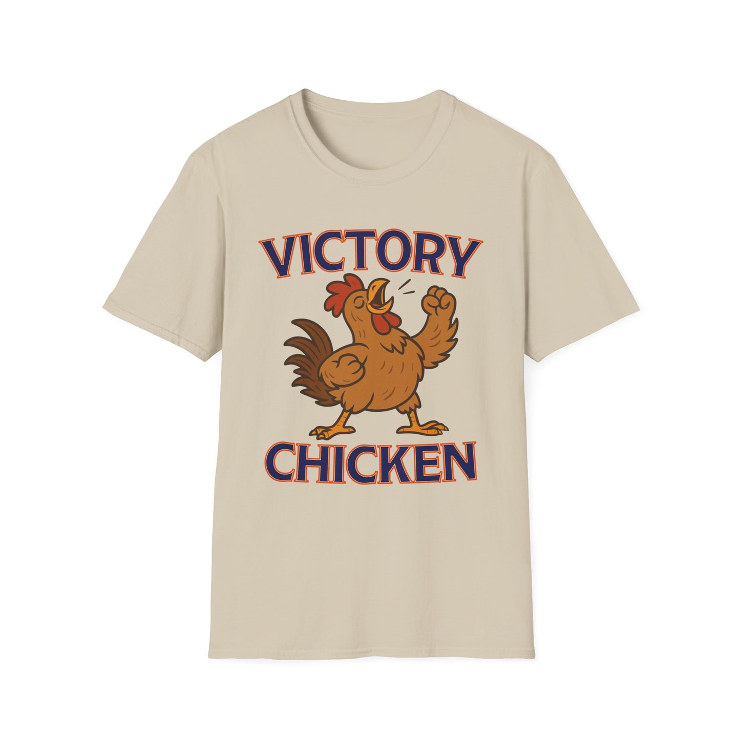 Victory Chicken - Chicago Bears Win Edition - Softstyle Unisex T-Shirt