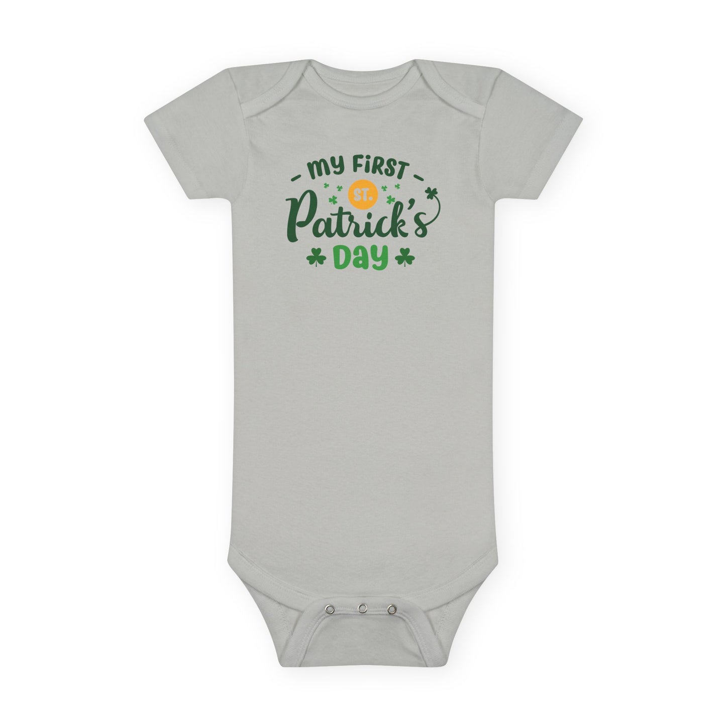 My First St. Patrick's Day - Cute Baby Onesie® Design for Newborns, Perfect Gift for Baby Showers & Birthdays