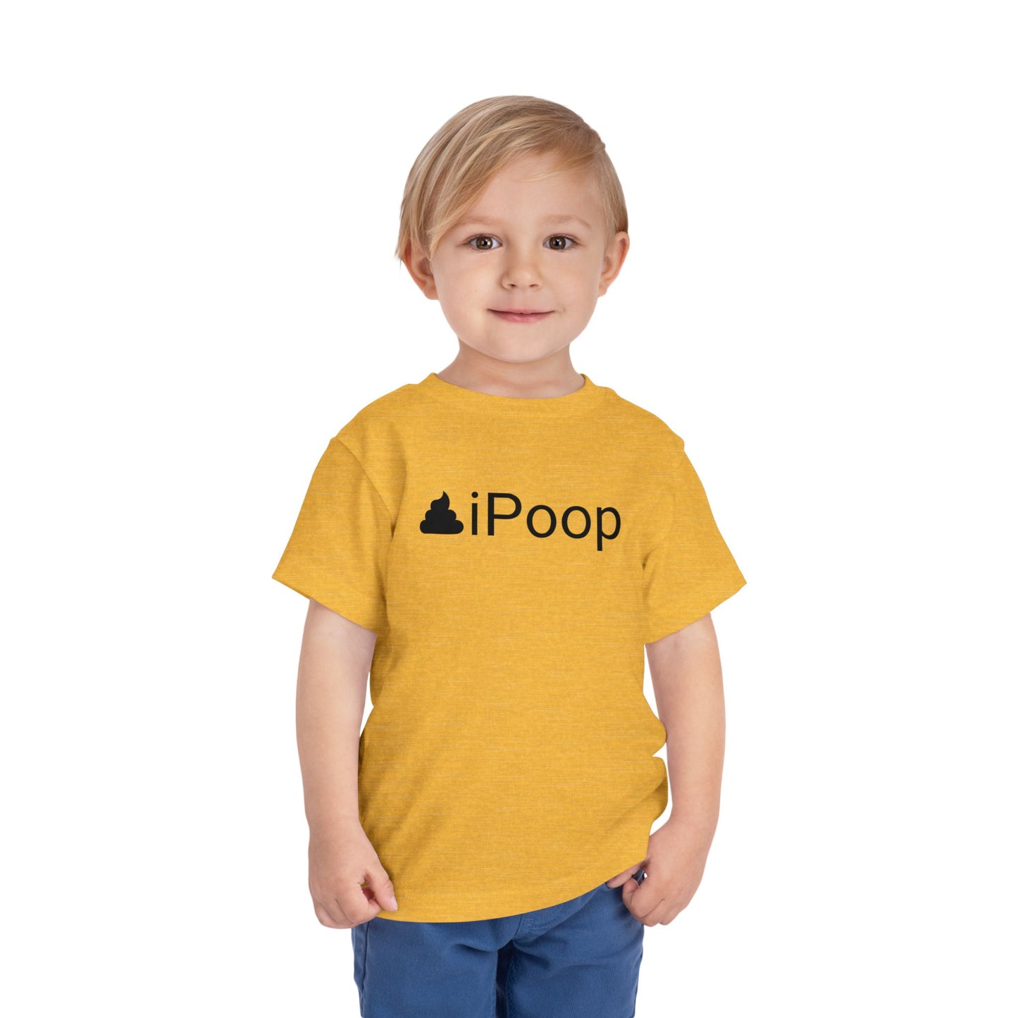 Funny "iPoop" Novelty Toddler T-Shirt - Sizes 2T-5T