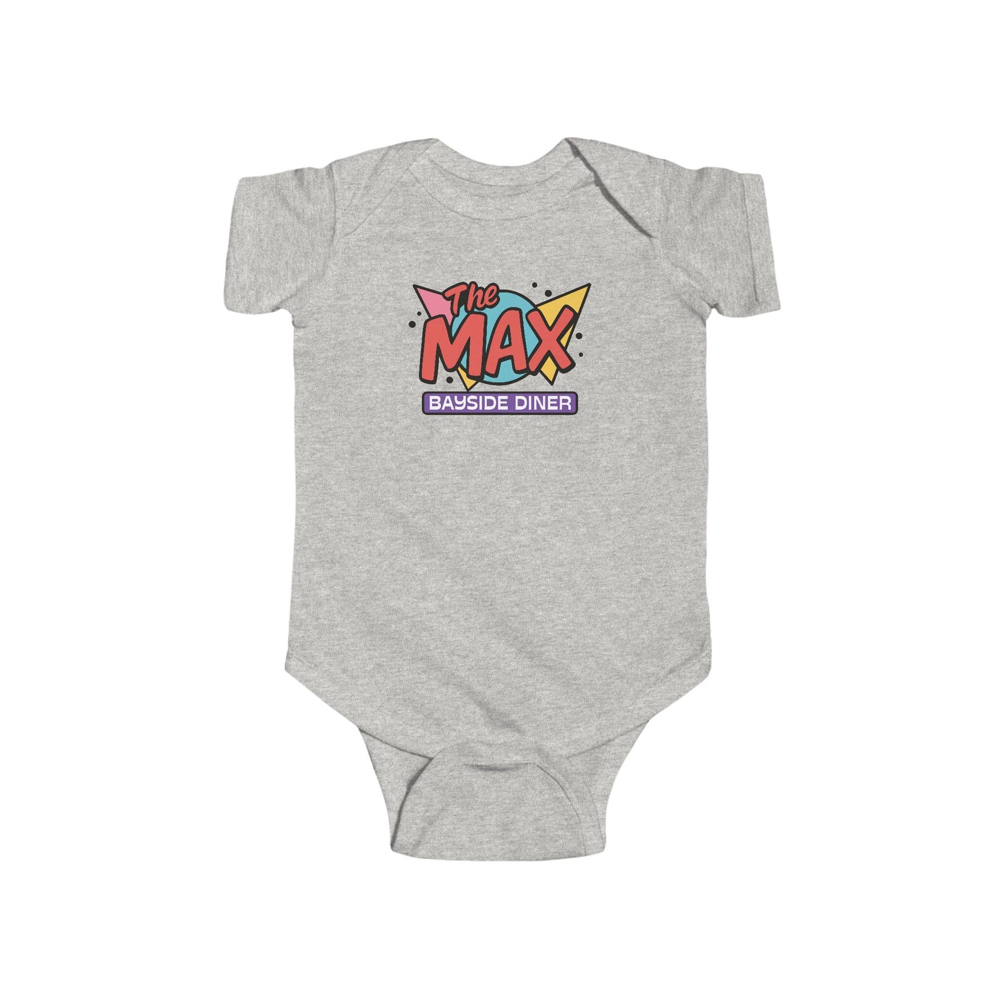 Saved by the Bell “The Max” Baby Bodysuit - Retro Bayside Diner Shower or Birthday Gift