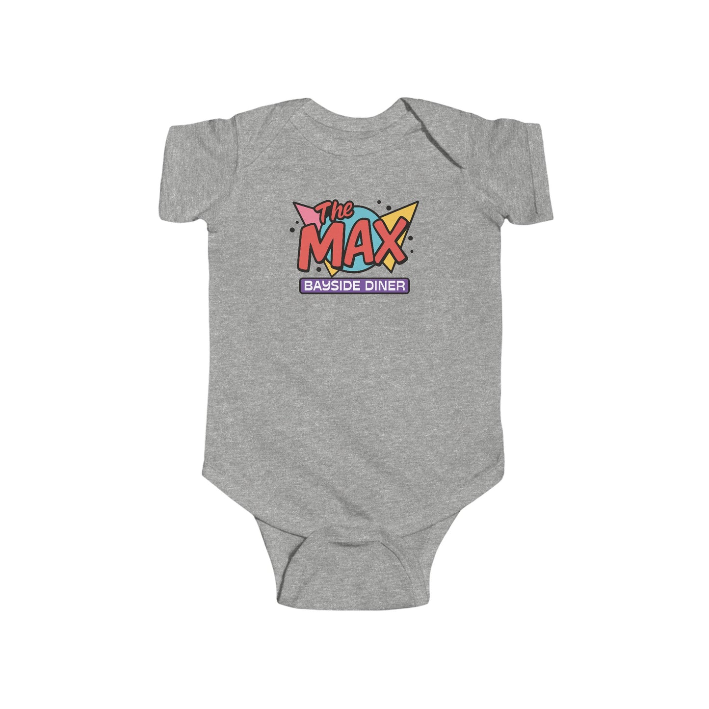 Saved by the Bell “The Max” Baby Bodysuit - Retro Bayside Diner Shower or Birthday Gift